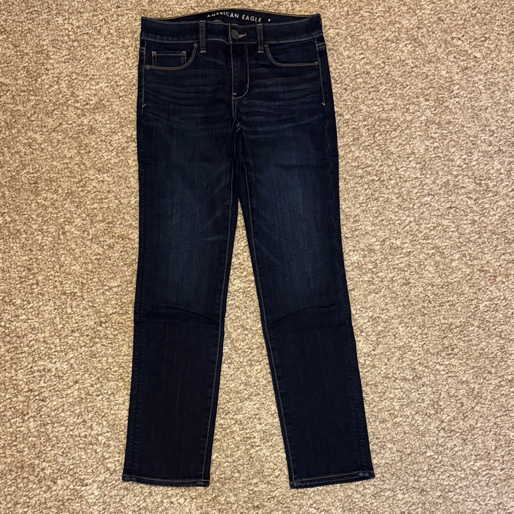 American Eagle Outfitters Women's Deep Indigo Skinny Jeans